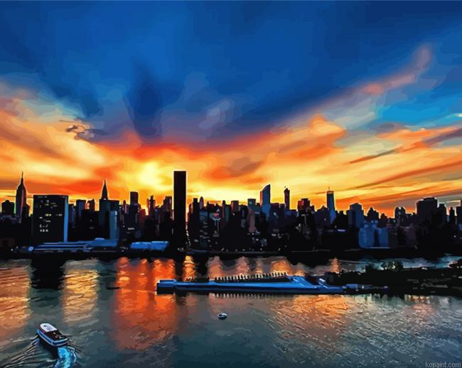 New York Sunset Painting By Numberss.png
