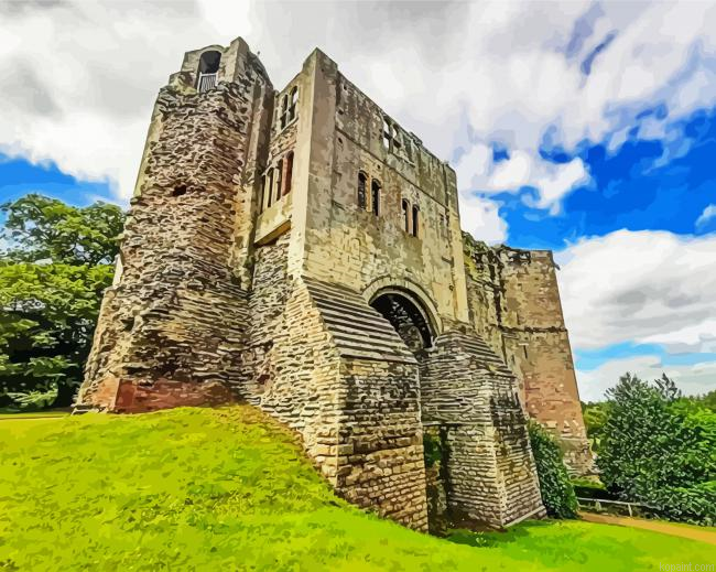 Newark Castle Nottingham Painting By Numberss.png
