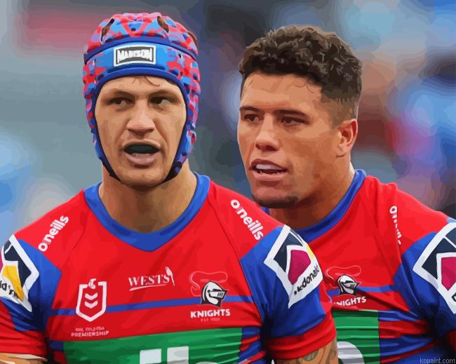 Newcastle Knights Players Painting By Numberss.png