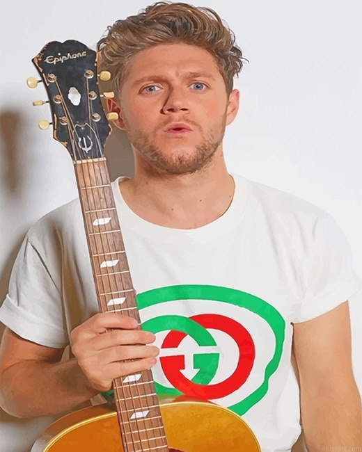 Niall Horan Guitar Photoshoot New Painting By Numberss.png