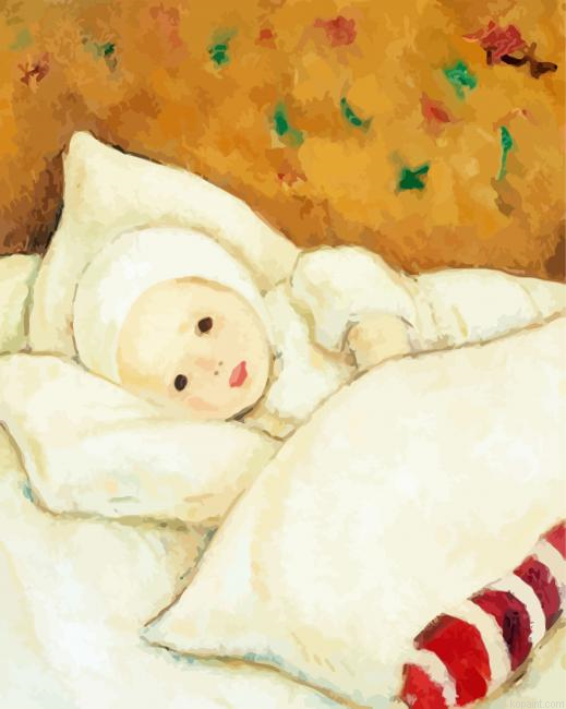 Nicolae Tonitza Girl In White Paint By Numbers.png