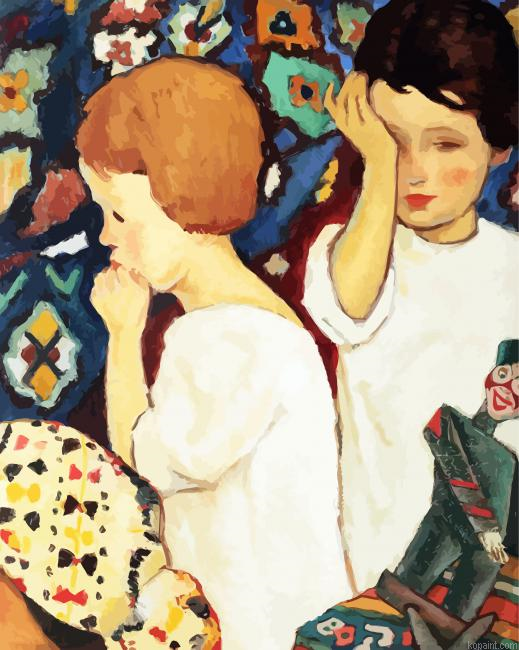 Nicolae Tonitza Good Night Paint By Numbers.png