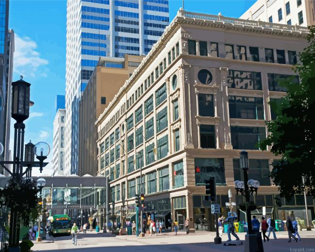 Nicollet Mall Minneapolis Painting By Numberss.png