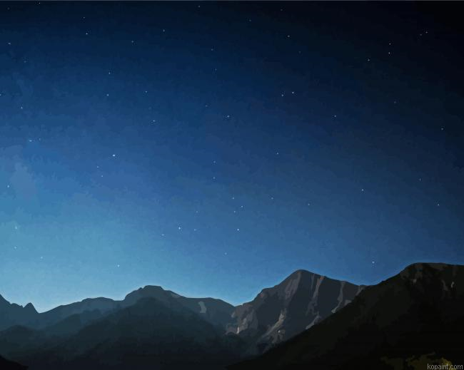Night Mountains Painting By Numberss.png