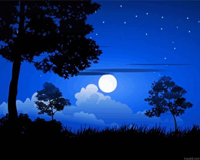 Night Scene Painting By Numberss.png