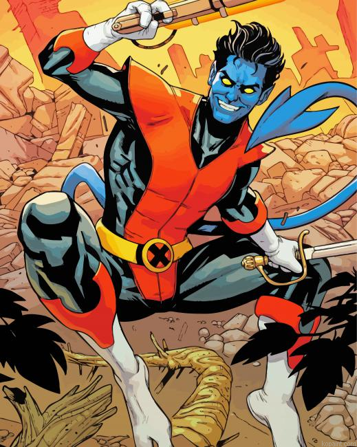 Nightcrawler X Men Painting By Numberss.png