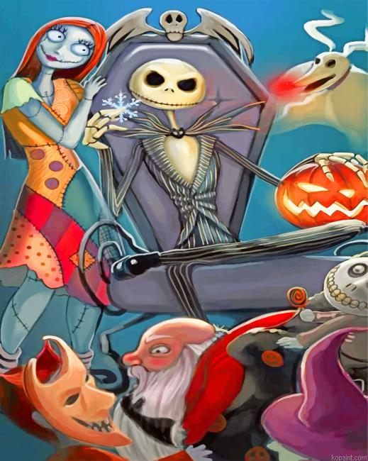 Nightmare Before Christmas Animation Painting By Numberss.png