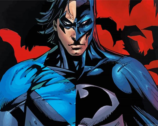 Nightwing Batman Painting By Numberss.png