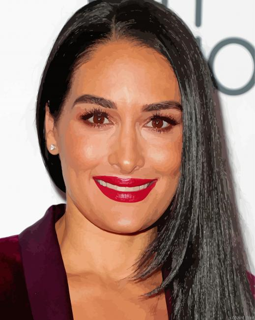 Nikki Bella Wrestler Painting By Numberss.png