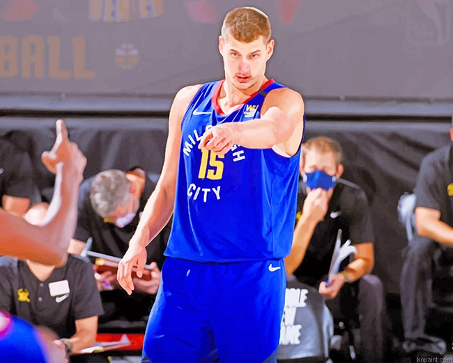 Nikola Jokic Denver Nuggets New Painting By Numberss.png