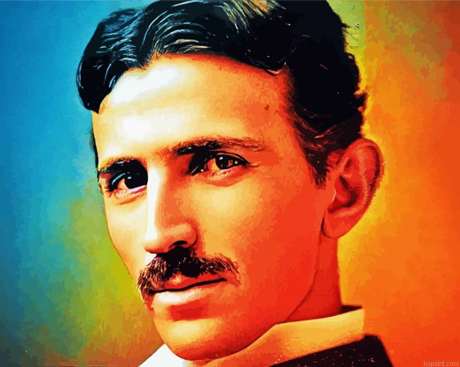 Nikola Tesla Painting By Numberss.png