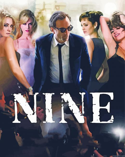 Nine Movie Poster Painting By Numberss.png