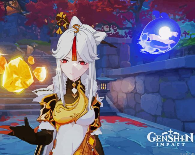 Ningguang Genshin Impact Painting By Numberss.png