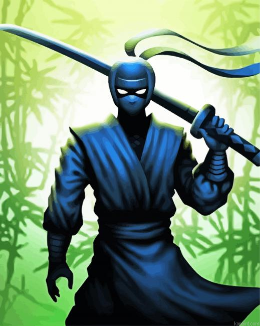 Ninja Assassin Warrior Painting By Numberss.png