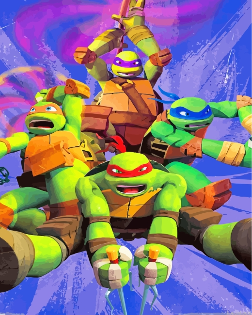 Ninja Turtles Painting By Numberss.png