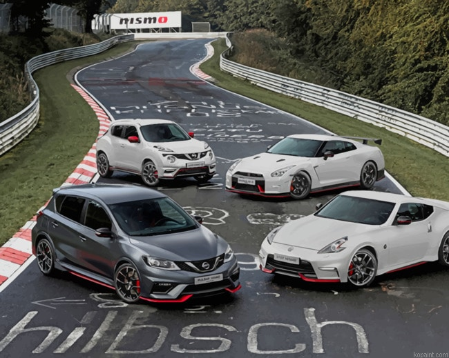 Nissan Cars Collection Paint By Numbers