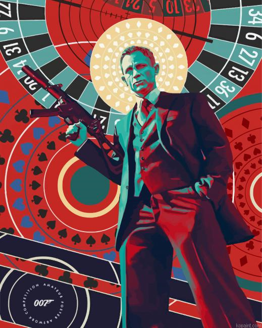 No Time To Die James Bond Painting By Numberss.png