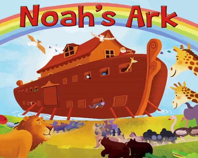 Noahs Ark Cartoon Painting By Numberss.png