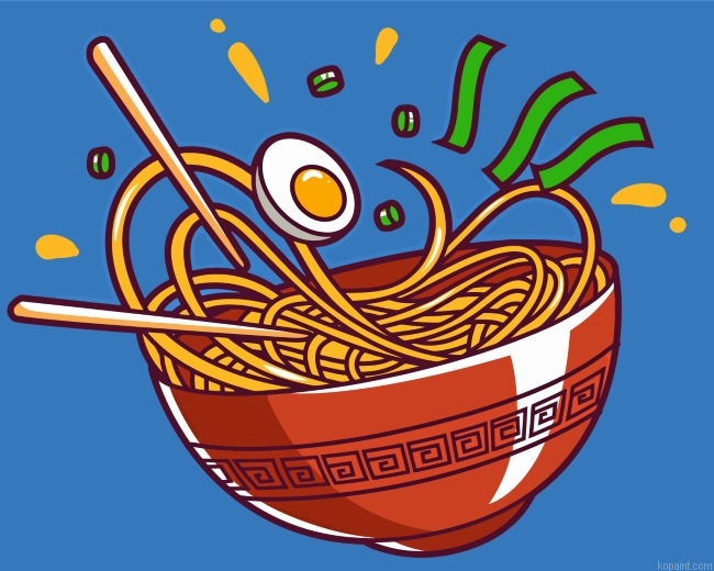 Noodles Bowl Painting By Numberss.png