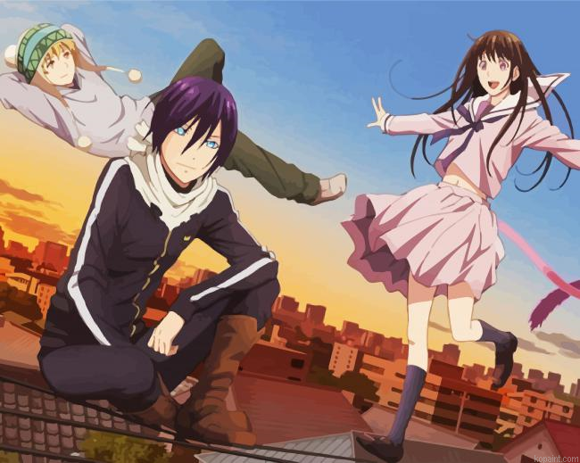 Noragami Anime Paint By Numbers