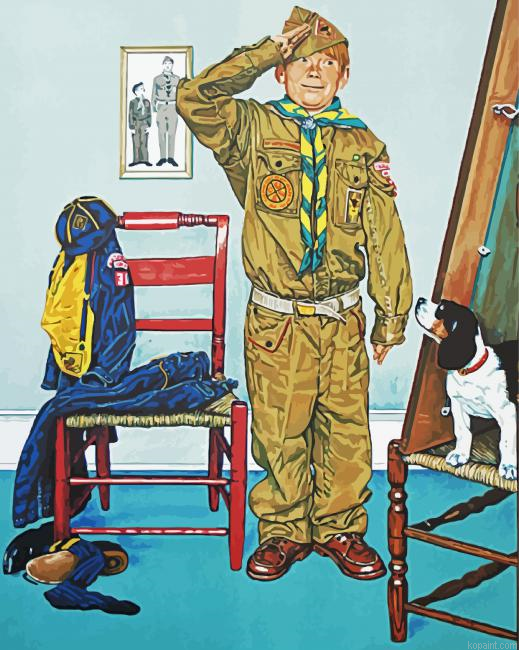 Norman Rockwell Boy Scout Painting By Numberss.png