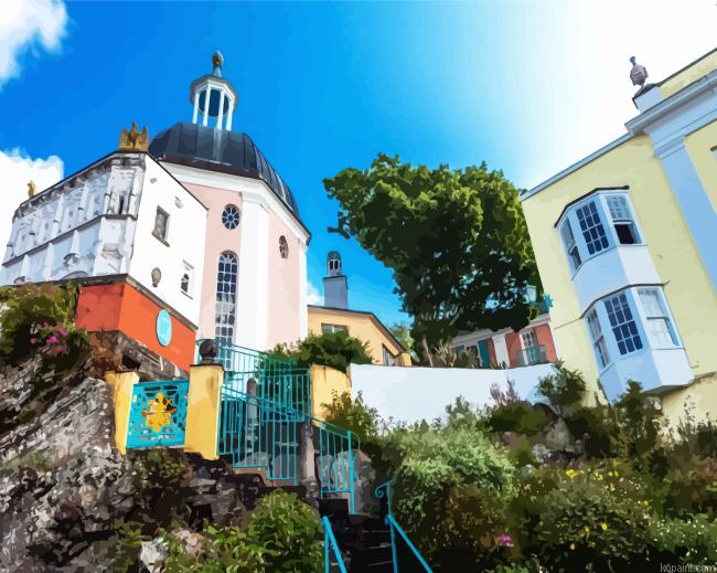 North Wales Portmeirion Paint By Numbers