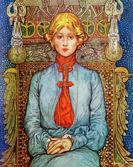 Norwegian Woman Paint By Numbers