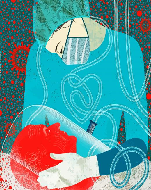 Nurse Illustration Painting By Numberss.png
