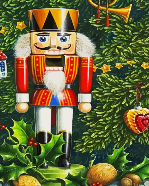 Nutcracker Art Paint By Numbers.png