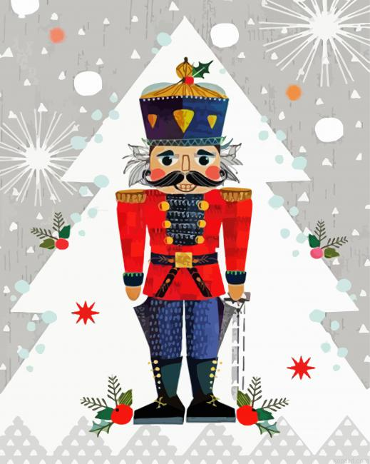Nutcracker Illustration Paint By Numbers.png