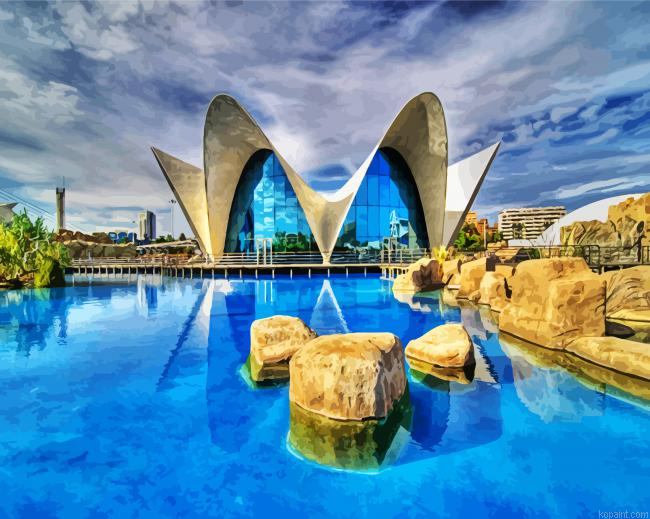 Oceanografic Valencia Spain Painting By Numberss.png