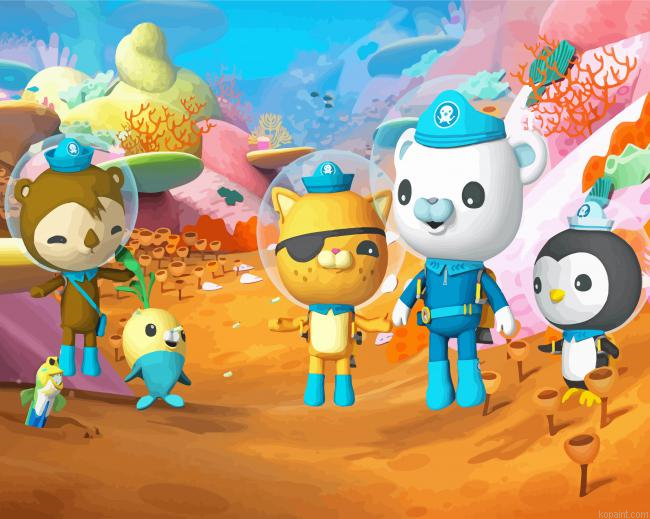 Octonaut Paint By Numbers