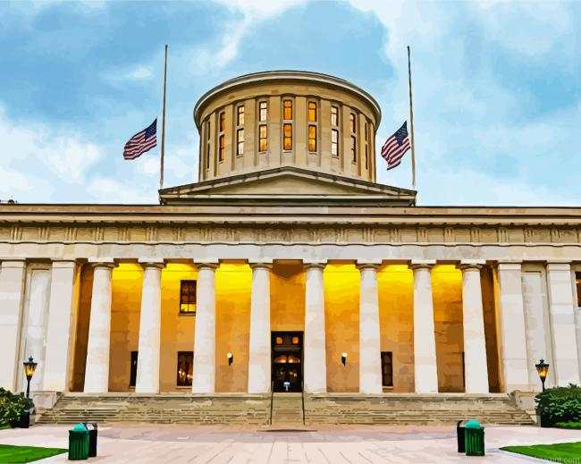 Ohio Statehouse Columbus Painting By Numberss.png