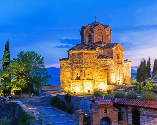 Ohrid St john Church Paint By Numbers