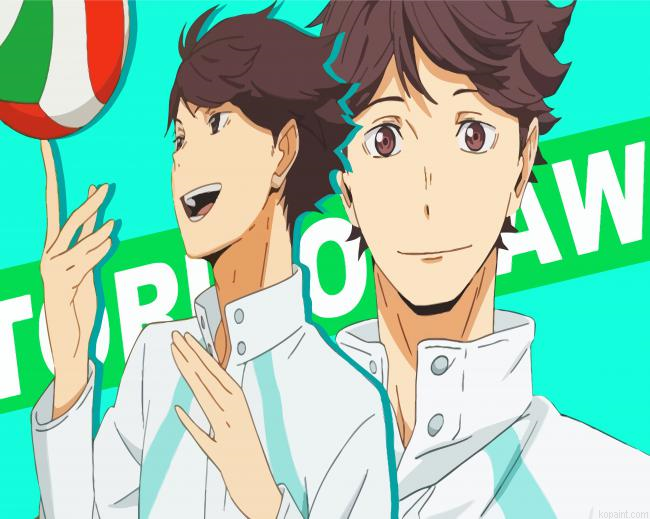 Oikawa Haikyuu Anime Painting By Numberss.png