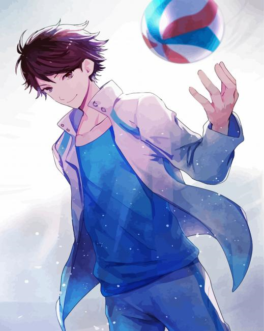 Oikawa Volleyball Player Painting By Numberss.png