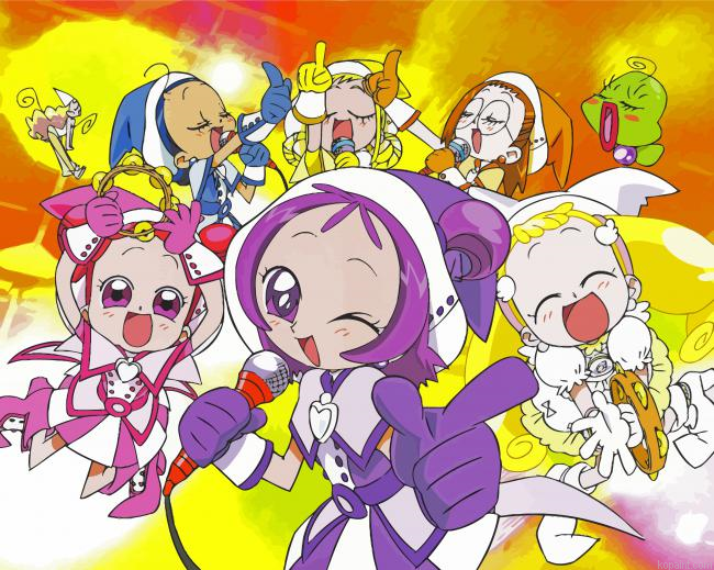 Ojamajo Doremi Anime Paint By Numbers