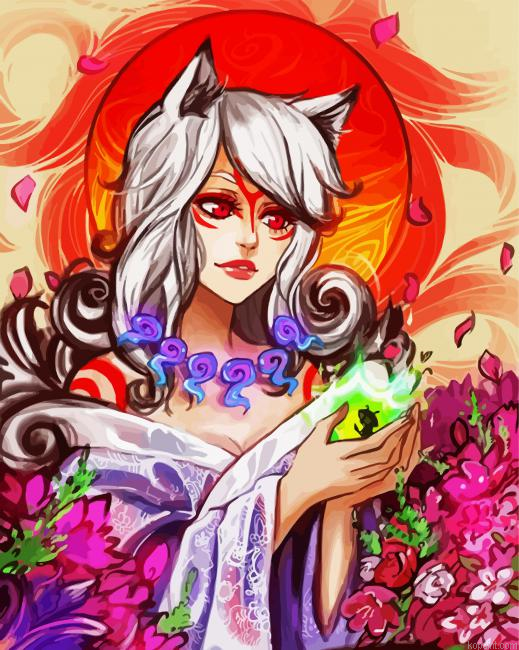 Okami Lady Painting By Numberss.png