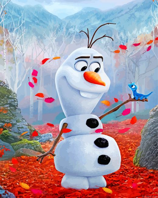 Olaf And His Friend Painting By Numberss.png