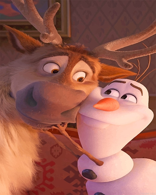 Olaf Frozen New Painting By Numberss.png