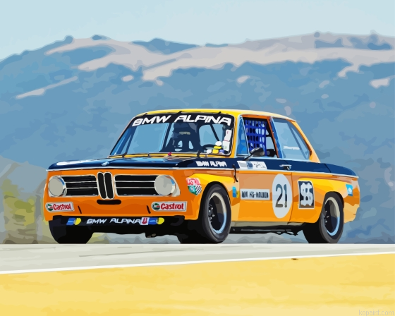 Old Bmw Race Car Painting By Numberss.png