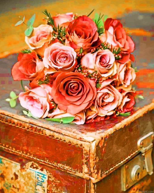 Old Box Flowers New Painting By Numberss.png