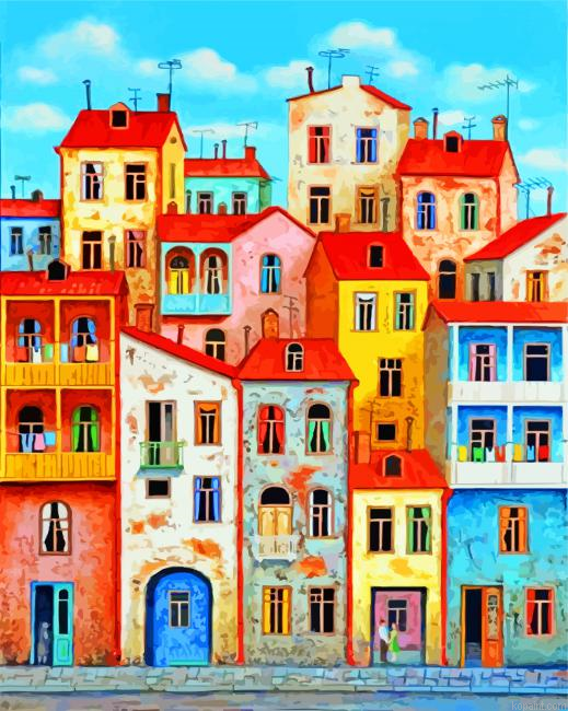 Old Buildings Painting By Numberss.png