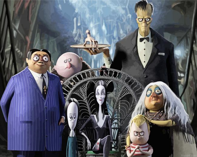 Old Cartoon Addams Family Painting By Numberss.png