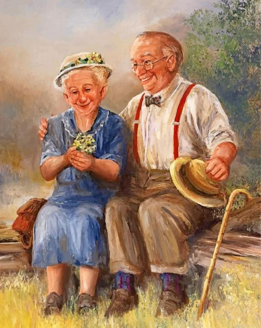 Old Couple In Garden Painting By Numberss.png