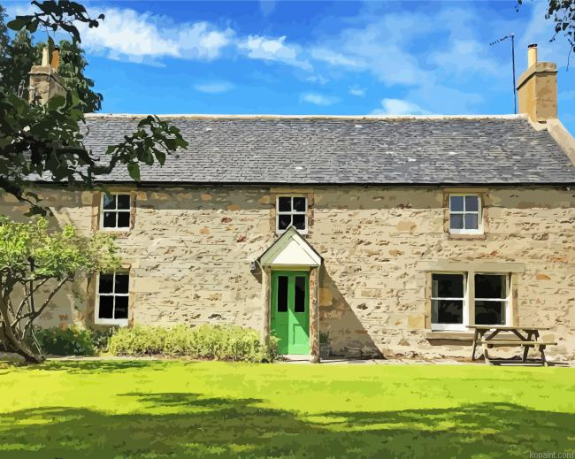 Old Farm House Paint By Numbers