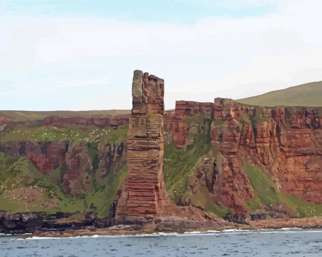 Old Man Of Hoy Painting By Numberss.png