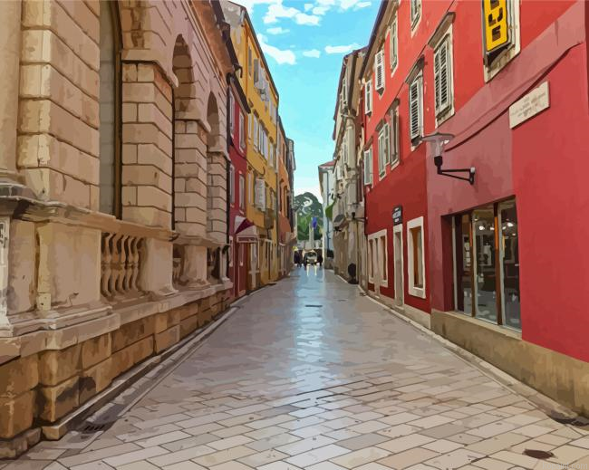 Old Street Zadar Croatia Painting By Numberss.png