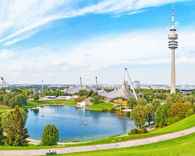 Olympiapark Marienplatz Painting By Numberss.png