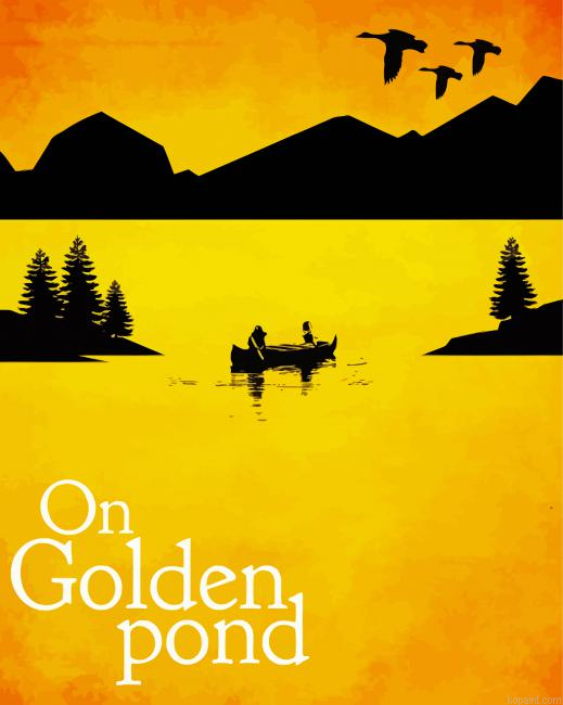 On Golden Pond Movie Poster Paint By Numbers